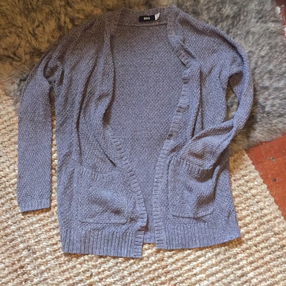 BDG Grey Knit Cardigan - Picture 1 of 3